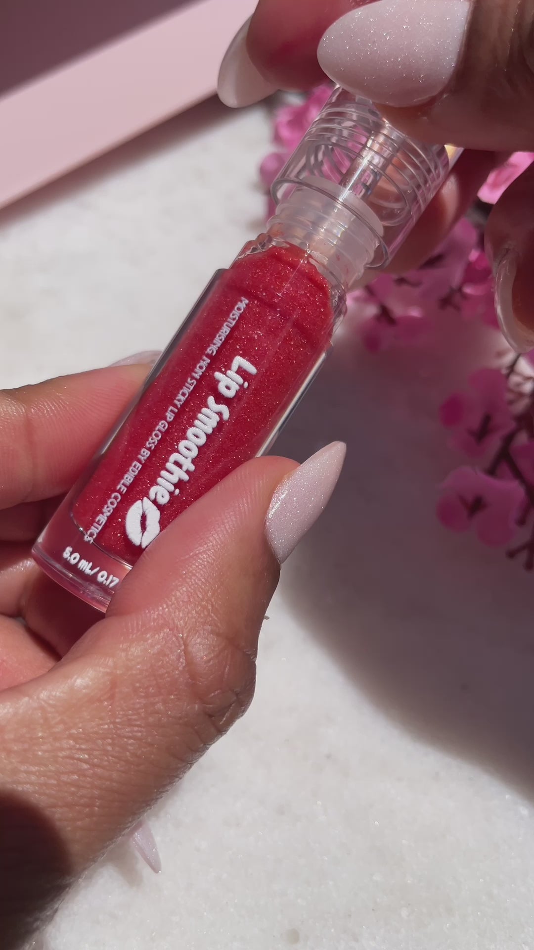 Natural Lip Gloss- Strawberry