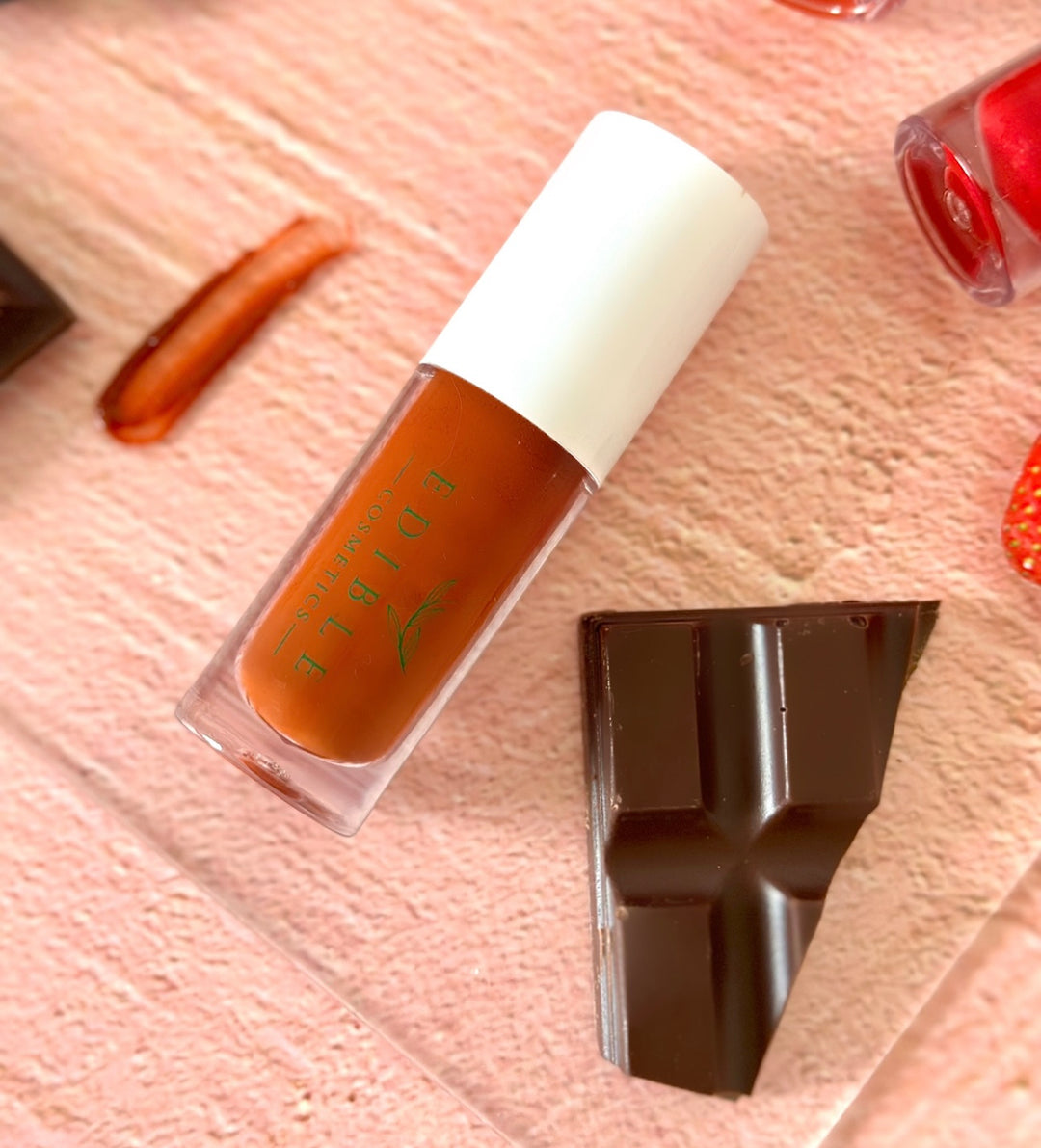  Chocolate Lip Gloss - Edible Cosmetics